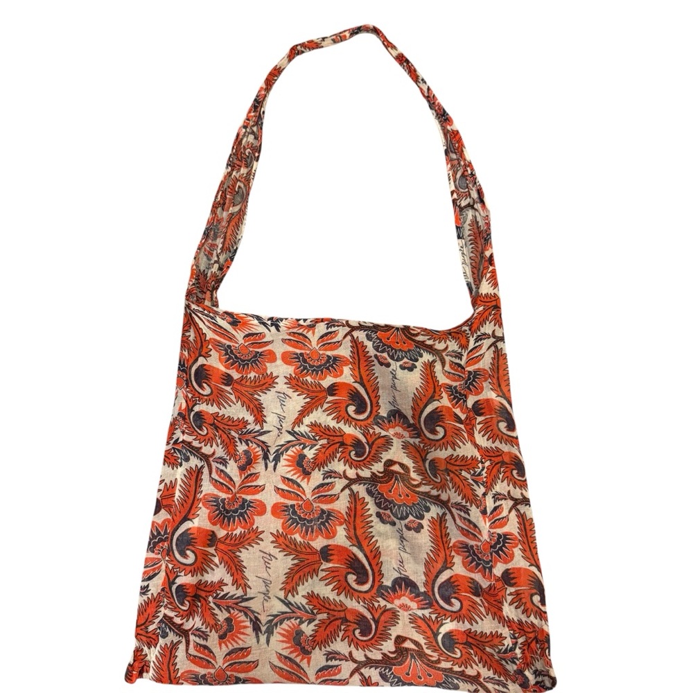 Free People Floral Patterned Gauze Tote Bag